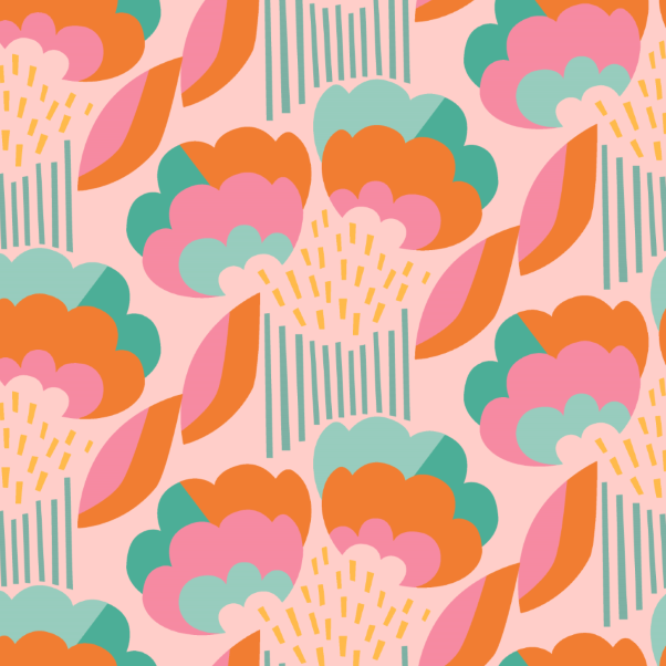 Bold Retro Blooms: Megan Carter x WallPops