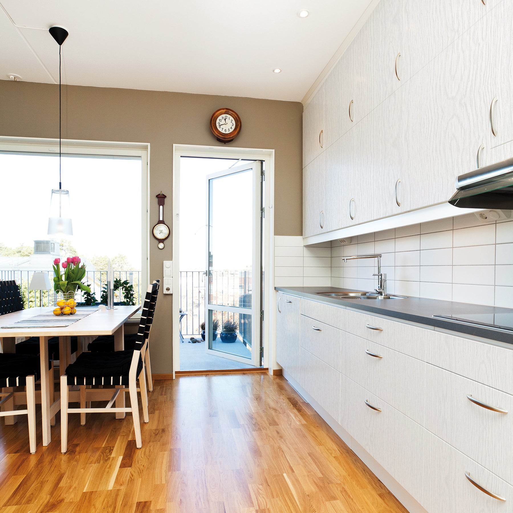Whitewood Adhesive Film in a room setting