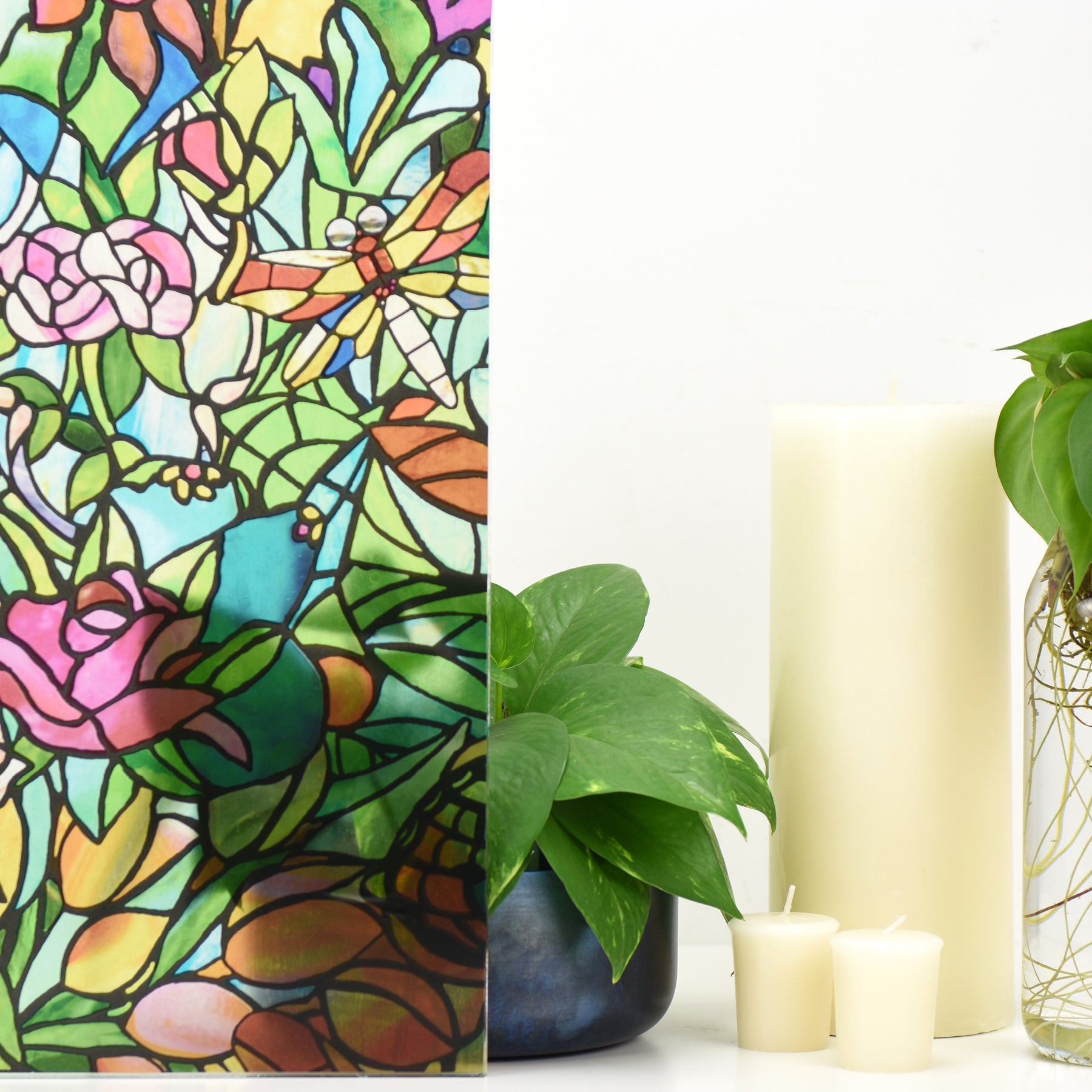 Spring Chapel Window Film in a room setting