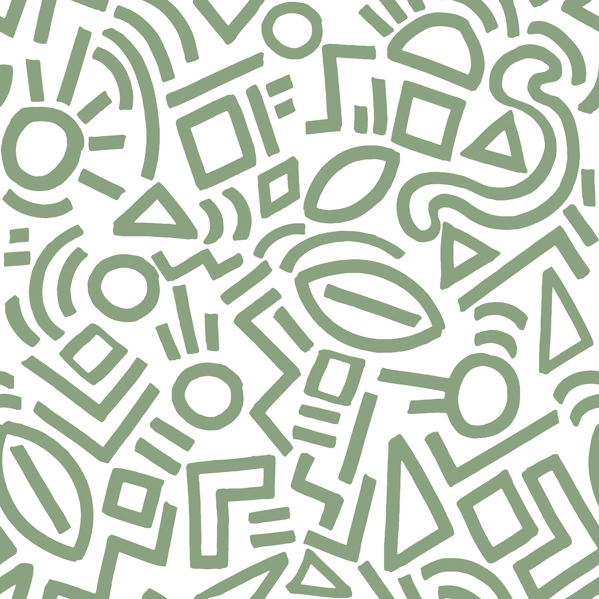Doodle Abstract Design Pattern peel and stick wallpaper by WallPops