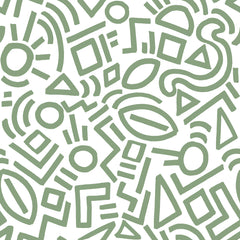 Doodle Abstract Design Pattern peel and stick wallpaper by WallPops