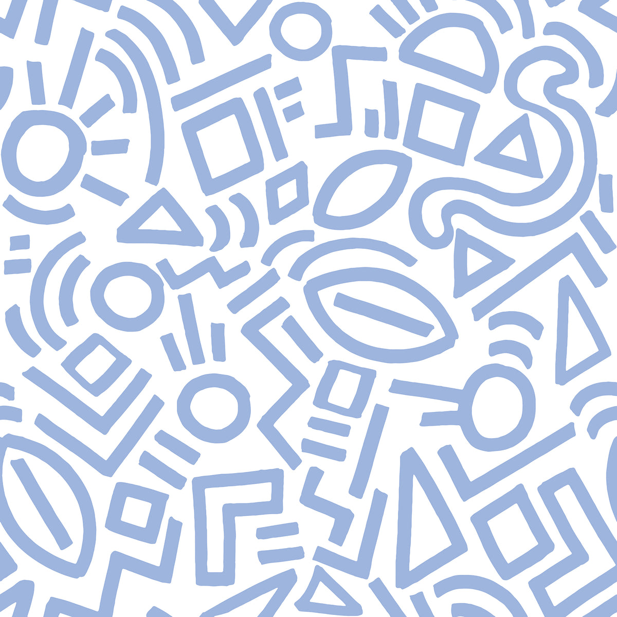 Doodle Abstract Design Pattern peel and stick wallpaper by WallPops