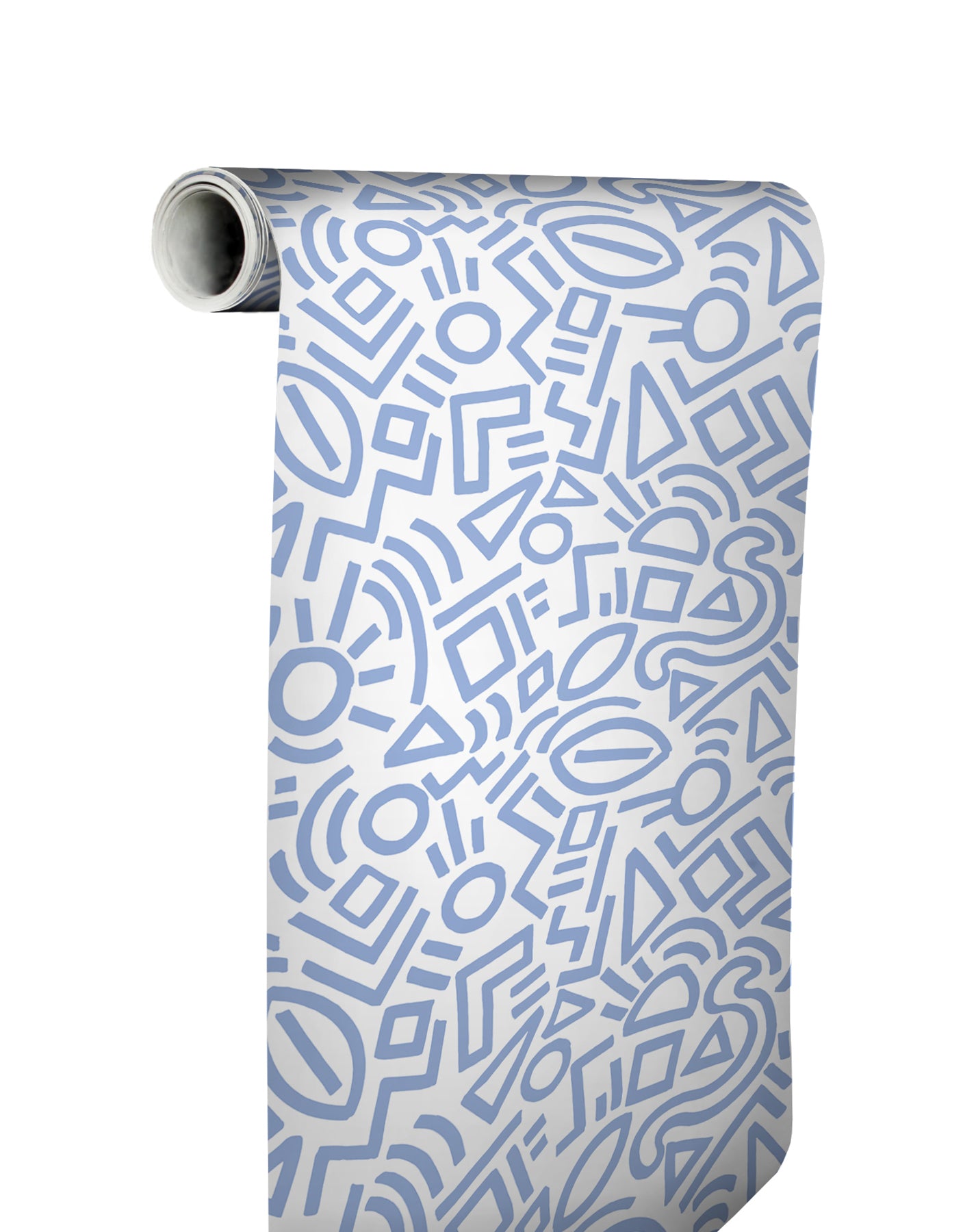 Doodle Abstract Design Pattern peel and stick wallpaper pattern close-up