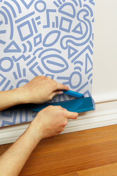 Doodle Abstract Design Pattern peel and stick wallpaper pattern close-up