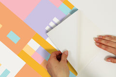 Kiki Shapes P&S Wallpaper pattern close-up
