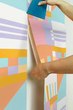 Kiki Shapes P&S Wallpaper pattern close-up