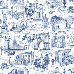 Toile de New York P&S Wallpaper by WallPops