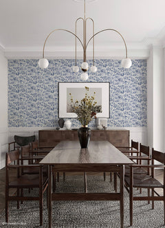 Toile de New York P&S Wallpaper in a room setting
