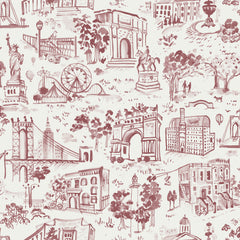 Toile de New York P&S Wallpaper by WallPops