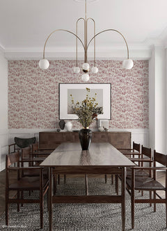 Toile de New York P&S Wallpaper in a room setting