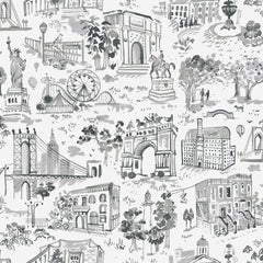 Toile de New York P&S Wallpaper by WallPops