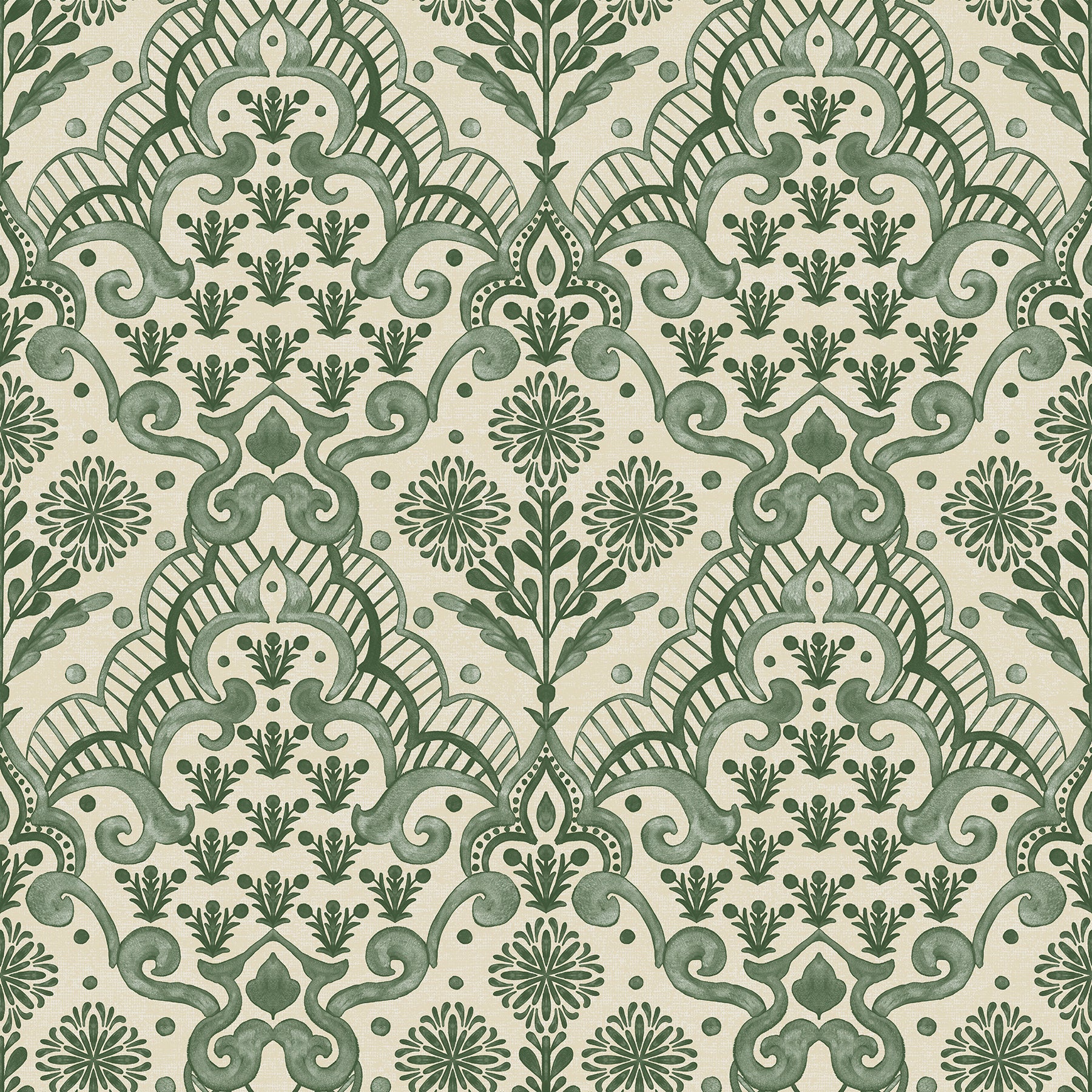 Brownstone Blooms P&S Wallpaper by WallPops