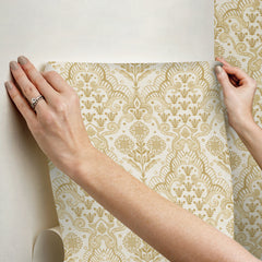 Brownstone Blooms P&S Wallpaper - how to stick