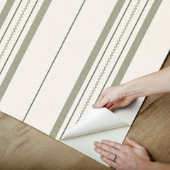 Townhouse Stripe P&S Wallpaper - how to peel