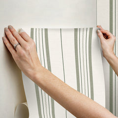 Townhouse Stripe P&S Wallpaper - how to stick
