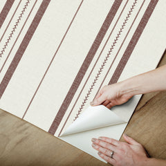 Townhouse Stripe P&S Wallpaper - how to peel