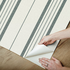 Townhouse Stripe P&S Wallpaper - how to peel