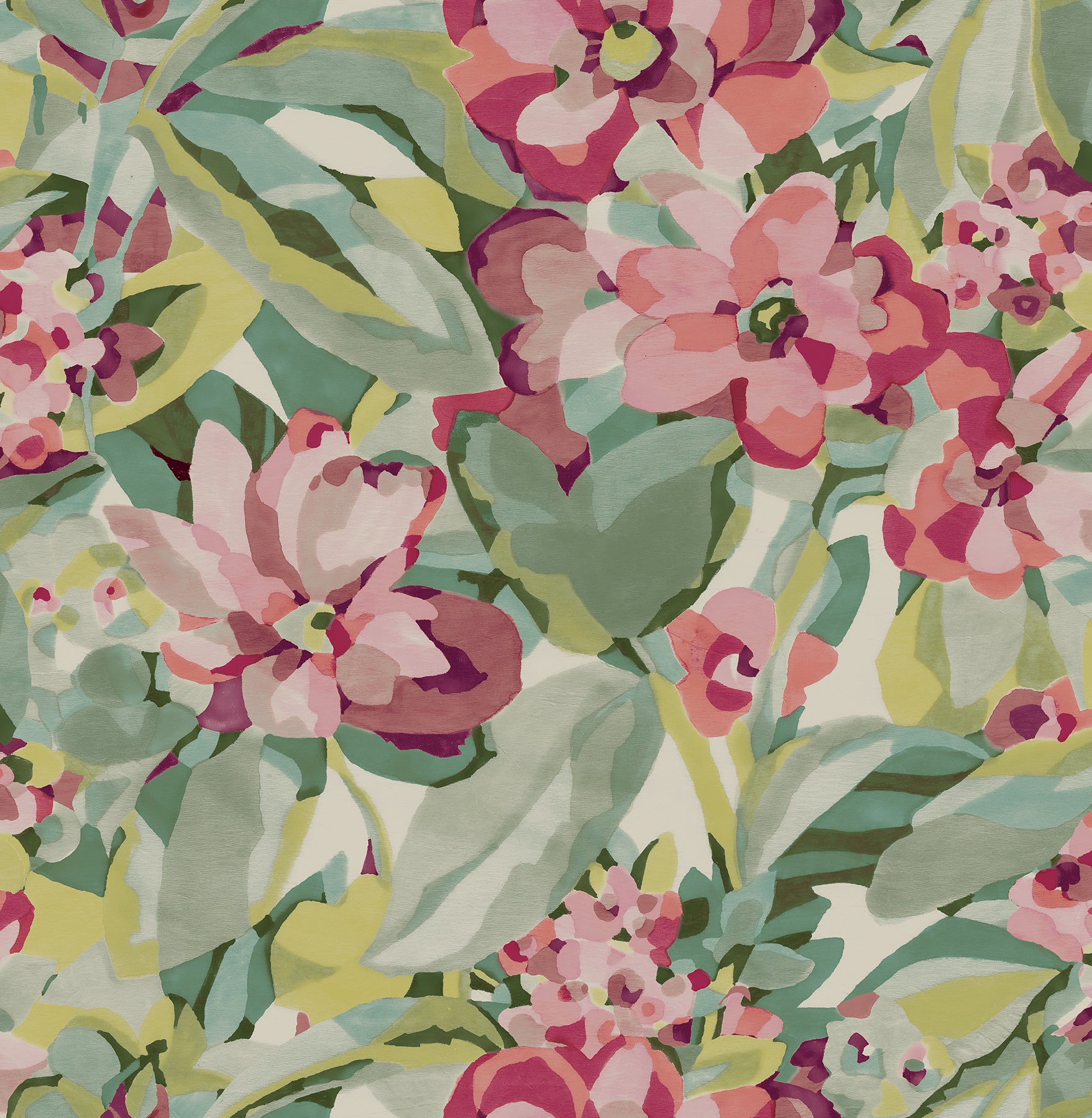 Belles Fleurs peel and stick wallpaper by WallPops