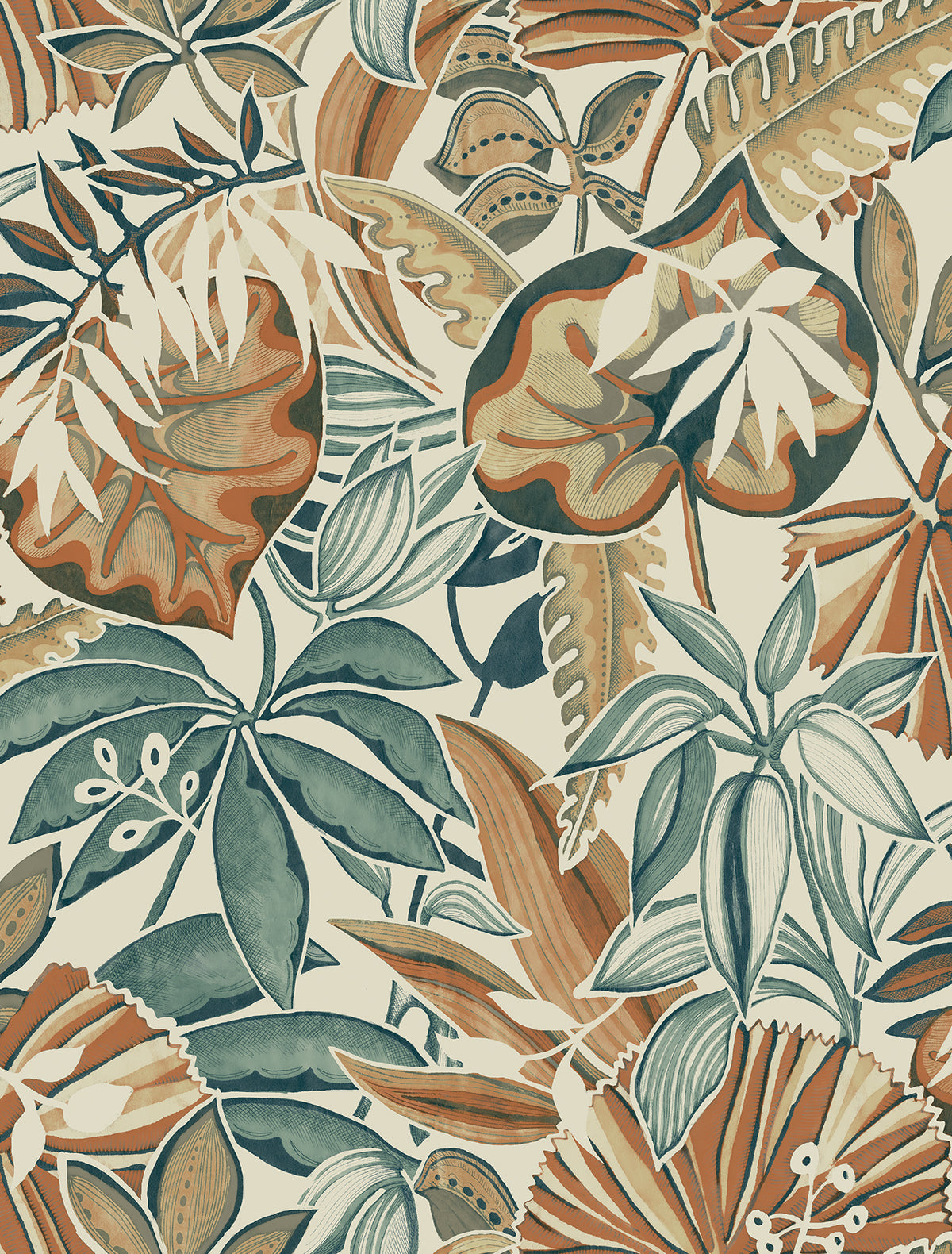 Feuilles P&S Wallpaper by WallPops