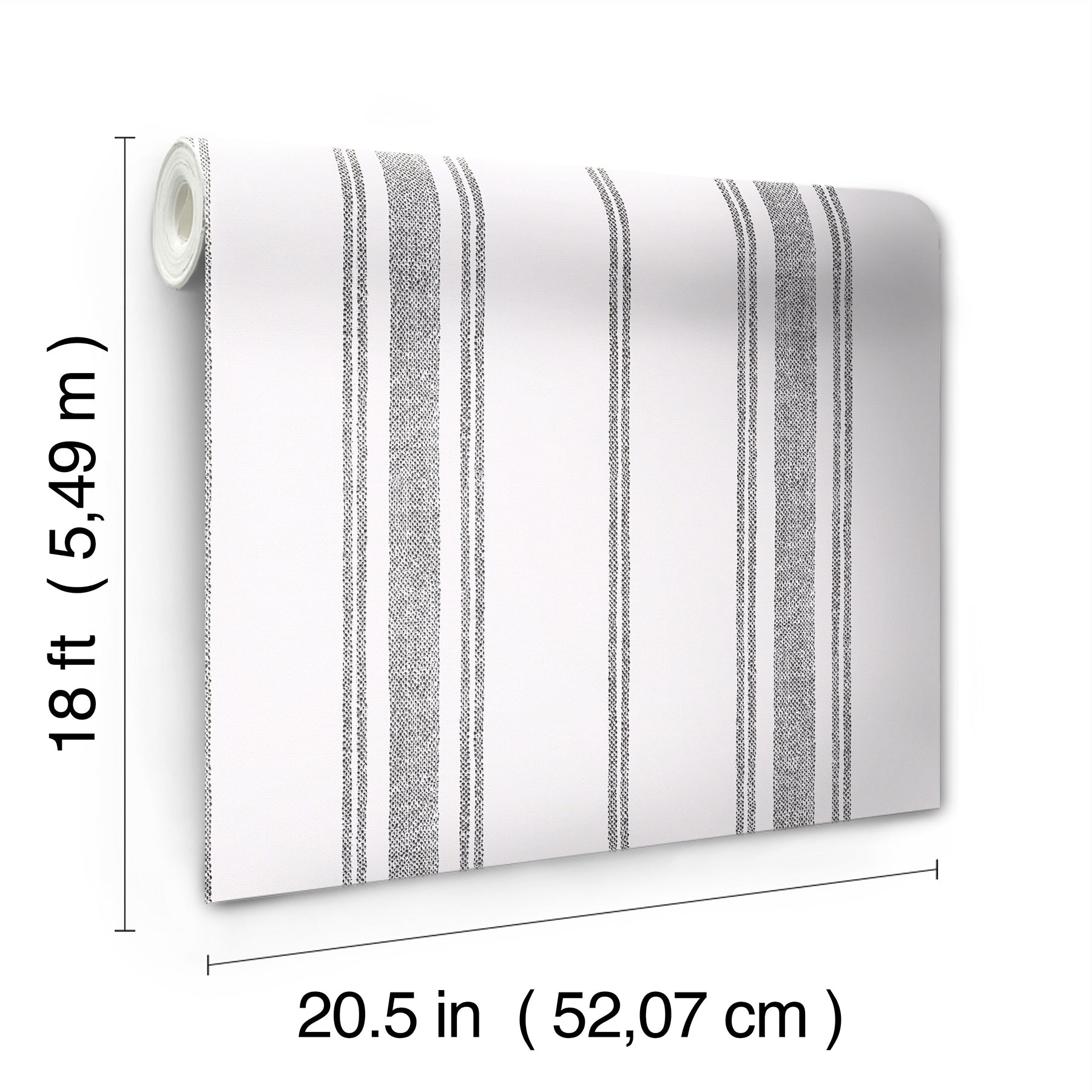 Alcott P&S Wallpaper - dimensions