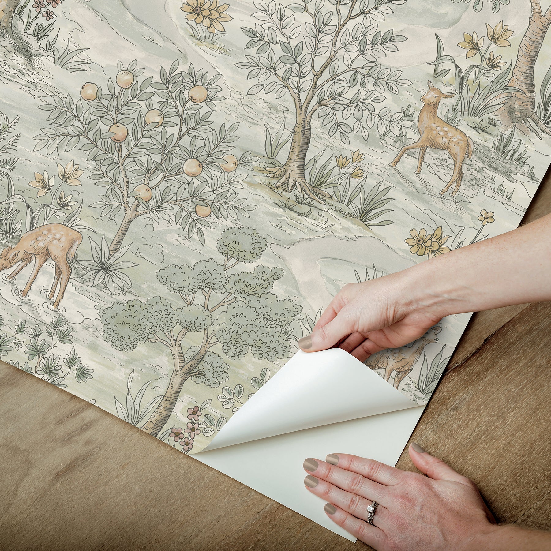 Bramble P&S Wallpaper - how to peel