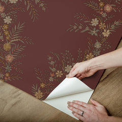 Posy P&S Wallpaper - how to peel