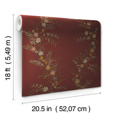 Posy P&S Wallpaper - dimensions