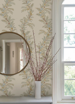 Posy P&S Wallpaper in a room setting