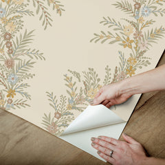 Posy P&S Wallpaper - how to peel