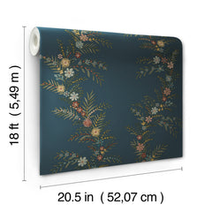 Posy P&S Wallpaper - dimensions
