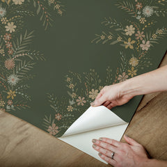 Posy P&S Wallpaper - how to peel