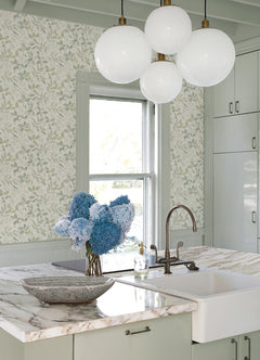 Emerson P&S Wallpaper in a room setting