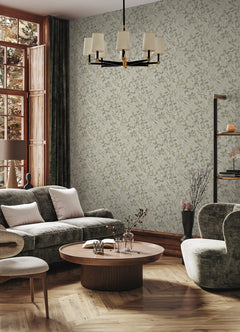 Emerson P&S Wallpaper in a room setting
