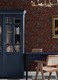Emerson P&S Wallpaper in a room setting