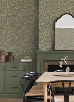 Rowan P&S Wallpaper in a room setting