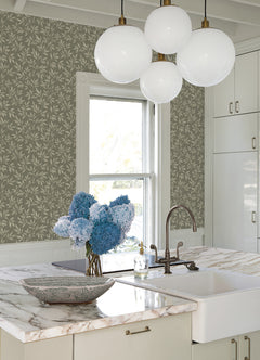 Rowan P&S Wallpaper in a room setting