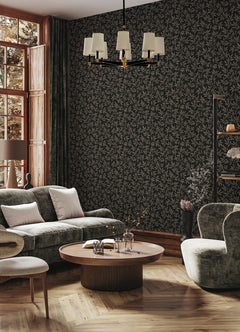 Rowan P&S Wallpaper in a room setting