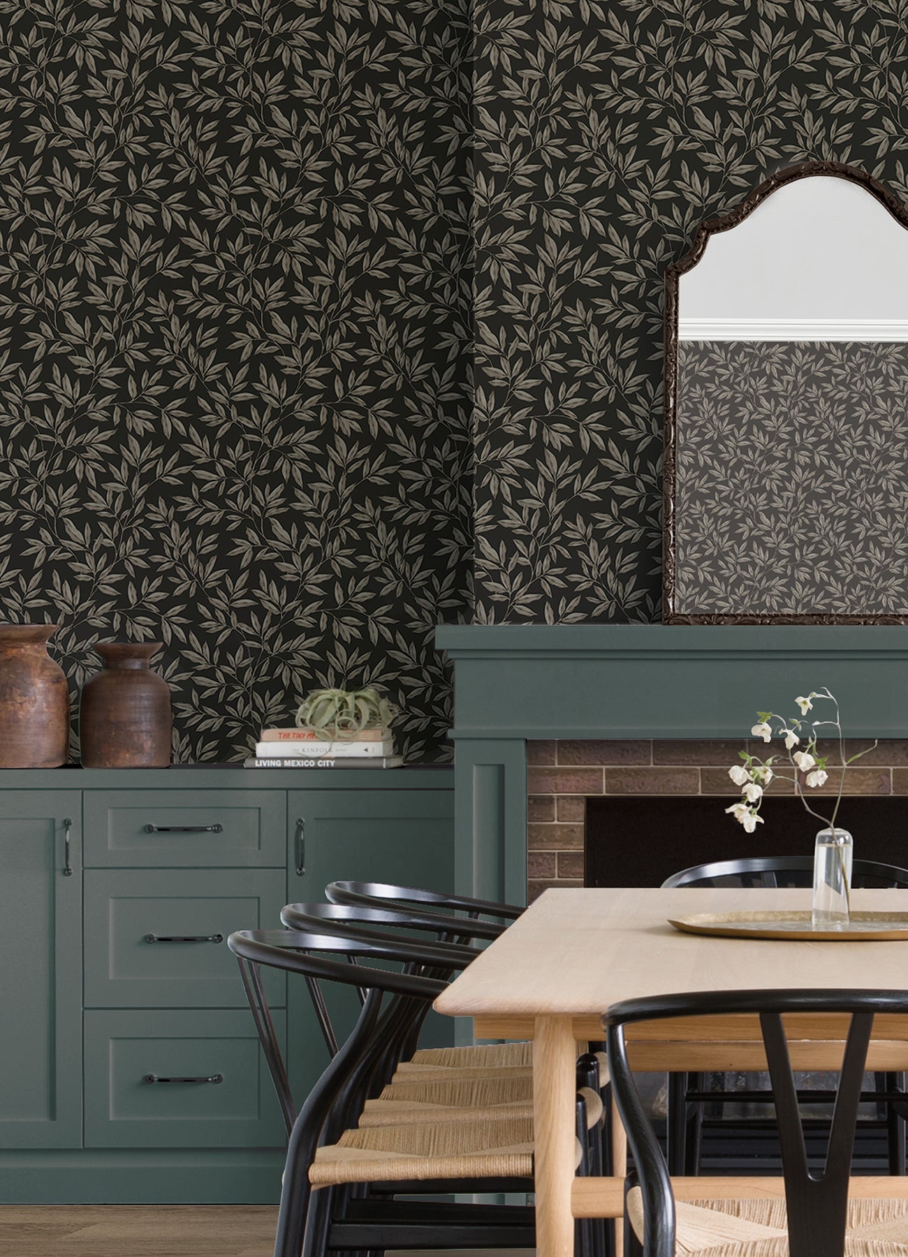 Rowan P&S Wallpaper in a room setting