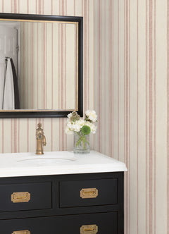 Alcott P&S Wallpaper in a room setting