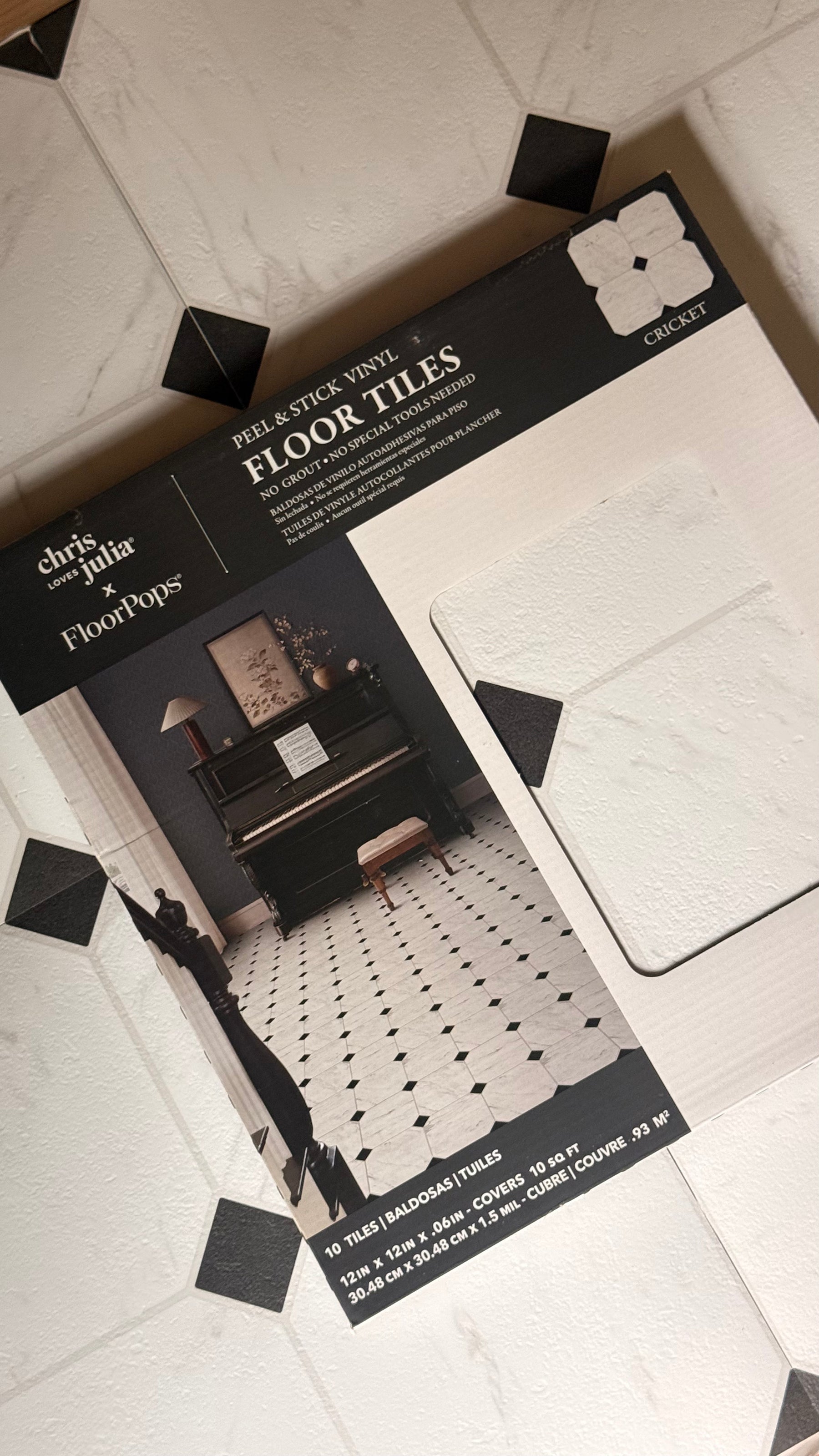 Cricket Floor Tiles in a room setting