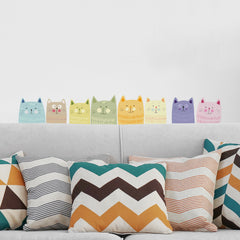 Cats Wall Decals in a room setting