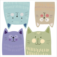 Cats Wall Decals - panels