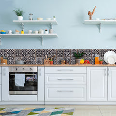 Tile Azulejos Wall Decals in a room setting