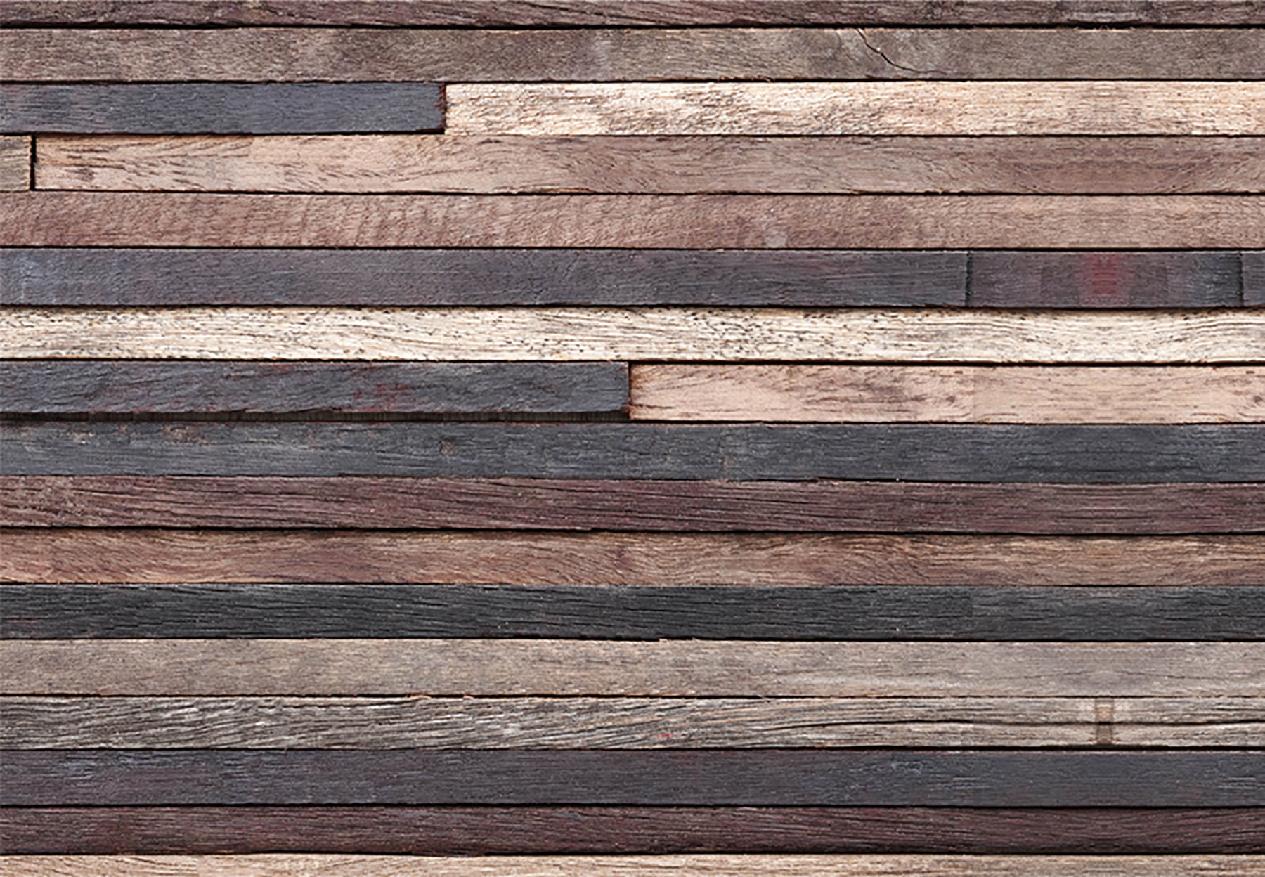 Wood Strips Rolled Backsplash pattern close-up