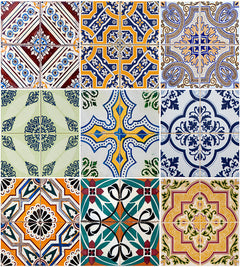 Spring Tile Floor Runners - panels