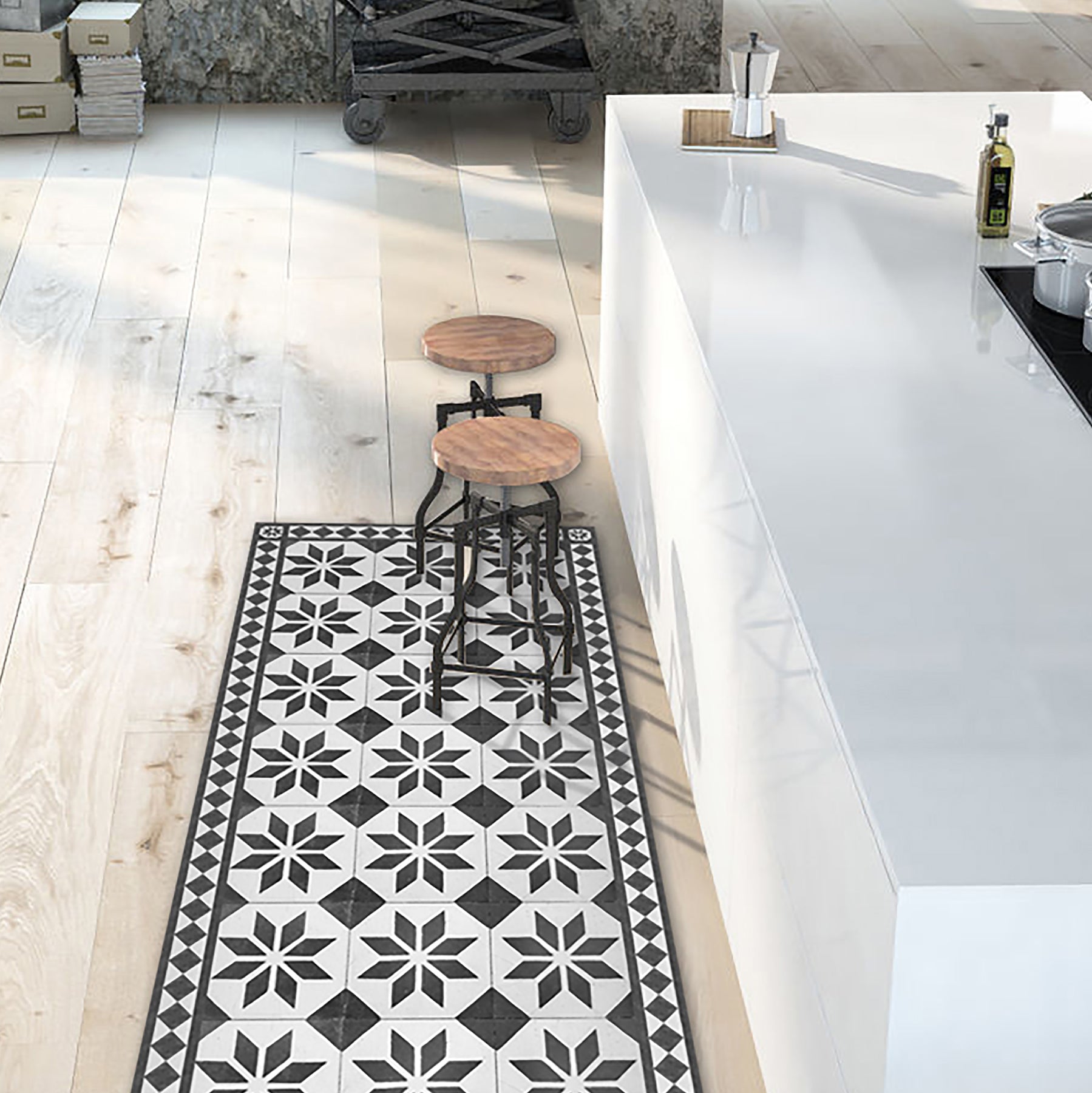 Old Style Floor Runners in a room setting