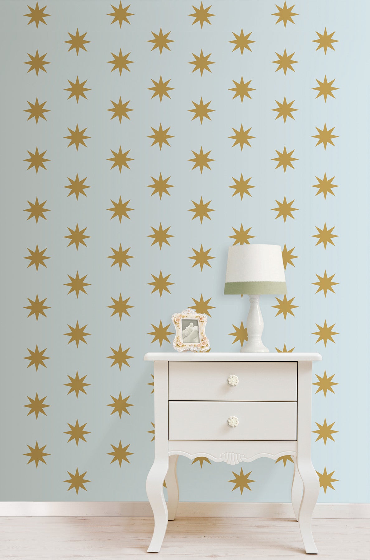 Star Wall Decals in a room setting