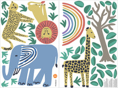 Safari Kingdom Wall Decals - panels
