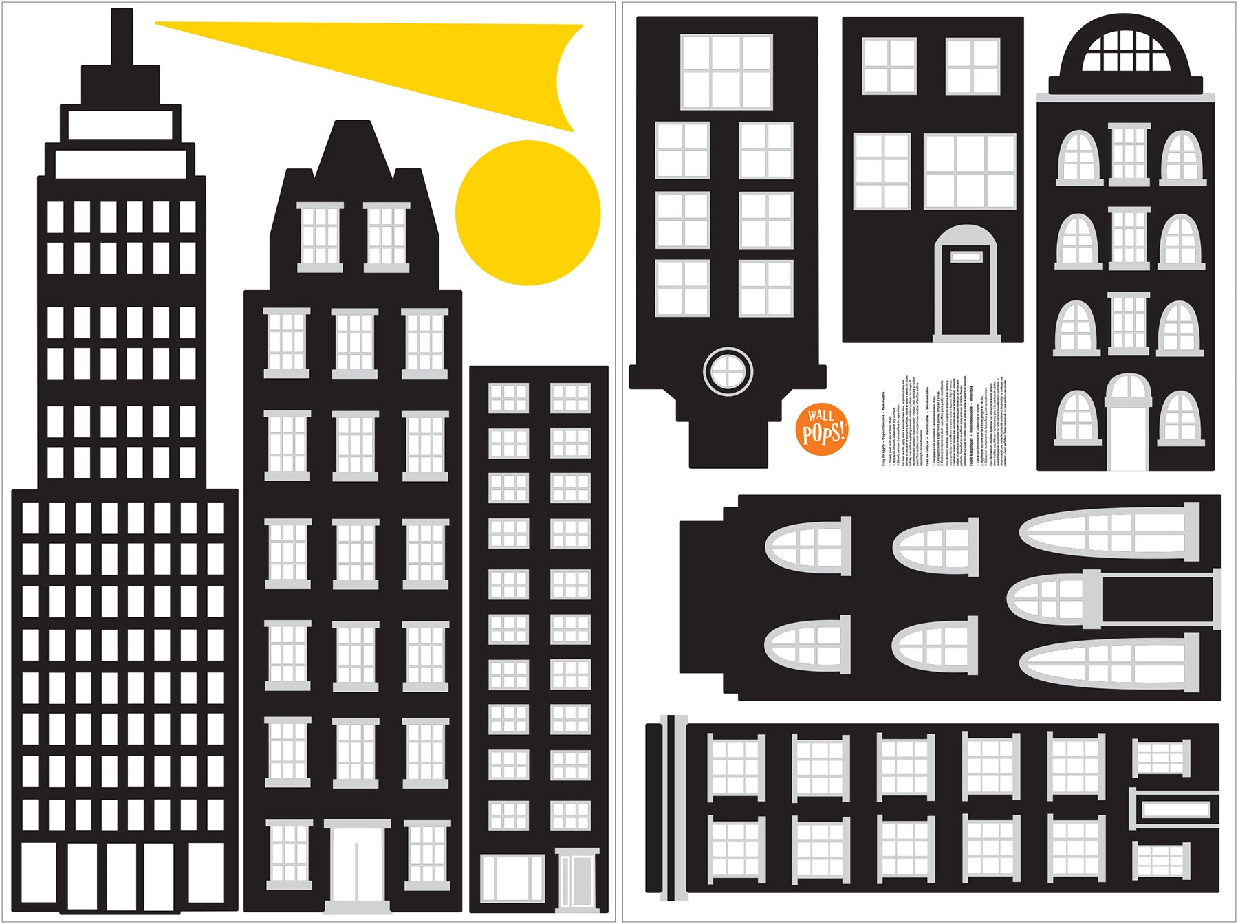 City of Heroes Wall Decals - panels