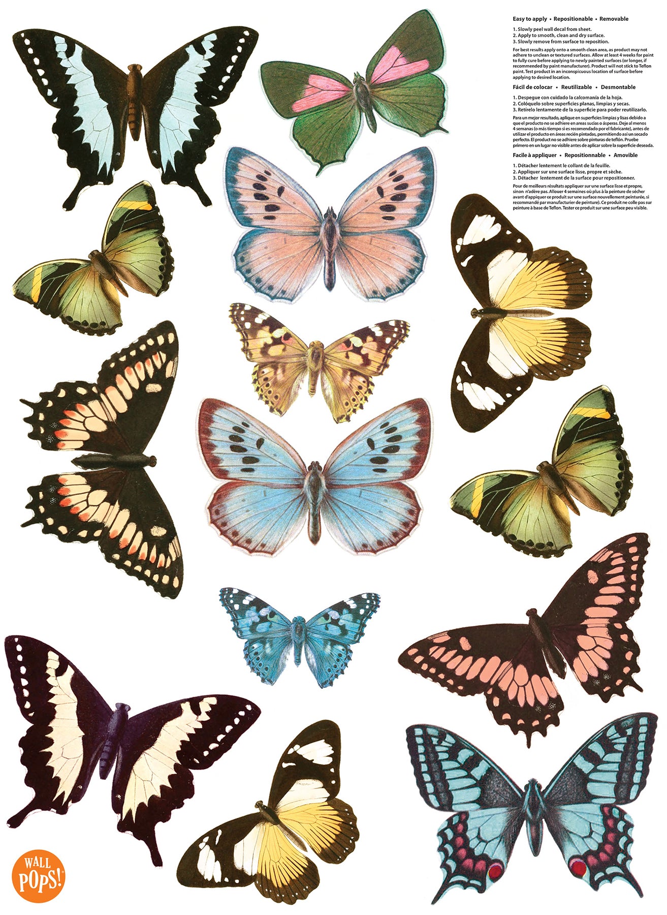 Spread Your Wings Wall Decals - panels